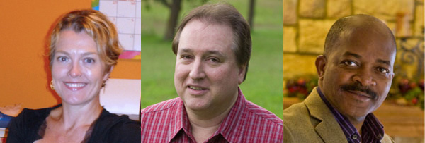 ThreeArtists Kristee Humphrey, graphic designer; Joe O'Connell, photographer; Walter Eagleton, photographer